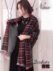 雑貨/【Nina ニーナ】リバーシブルチェックカジュアルストール