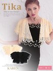 トップス/【Tika ティカ】総レースドレープボレロ